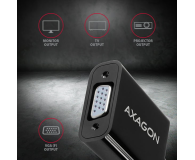 Axagon RVD-VGN, DisplayPort - VGA adapter, FullHD, 1920*1200 - 1353450 - zdjęcie 5